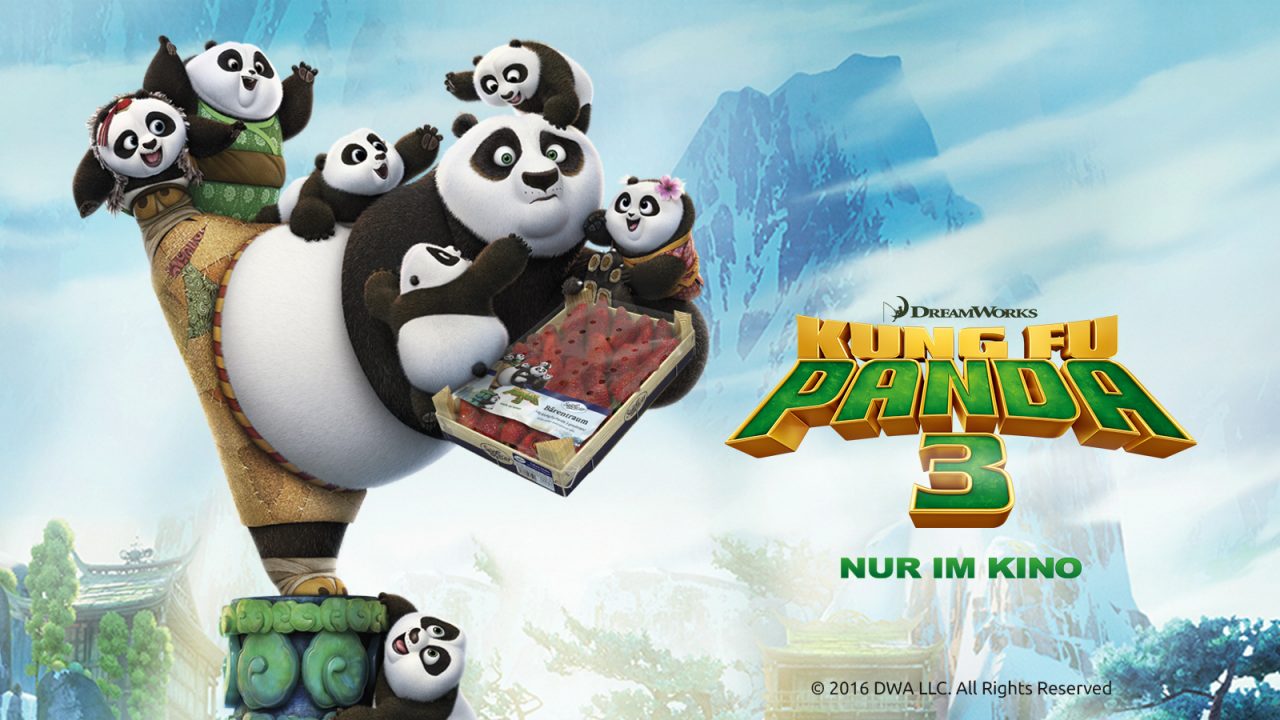 Kung Fu Panda 3 und SanLucar. So schmeckt’s auch kleinen Früchtchen