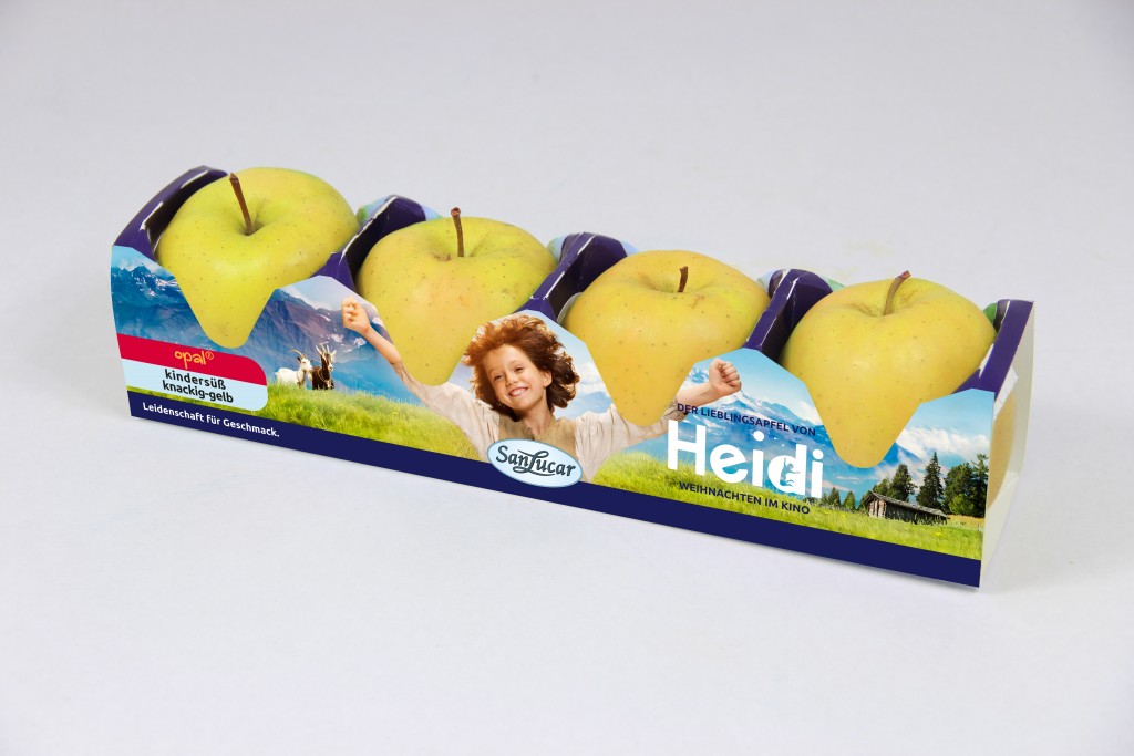 SanLucar begeistert jetzt mit Heidi auch Kinder für Opal®-Äpfel